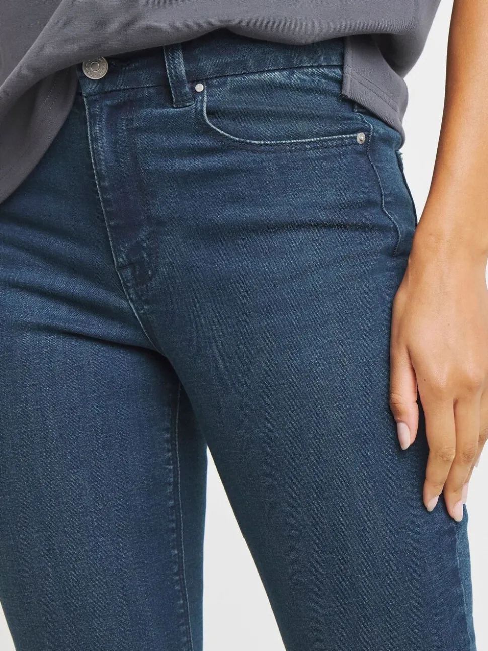 Simply Be Blue Super Stretch Slim Jeans