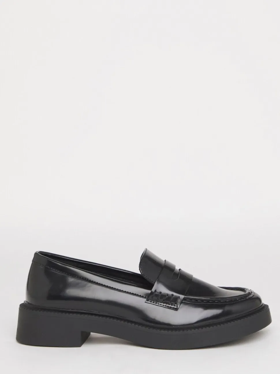 Simply Be Chrome Black Extra Wide Fit Chunky Mary Jane Shoes