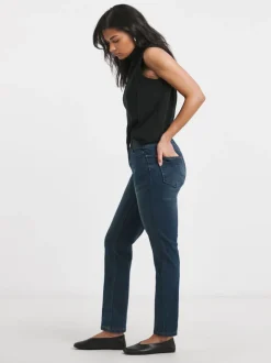 Simply Be Dark Blue 24/7 Boyfriend Jeans