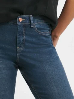 Simply Be Dark Blue 24/7 Boyfriend Jeans