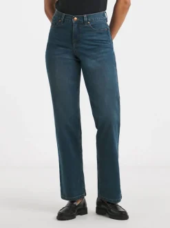 Simply Be Mid Blue 24/7 Straight Leg Jeans