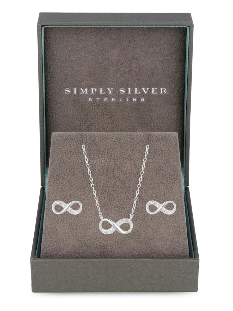 Simply Silver Silver Infinity Set