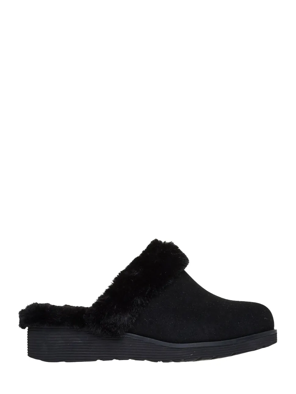 Skechers Black Keepsakes Wedge Time To Cruise Slippers
