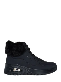 Skechers Black Uno Rugged Fall Air Boots