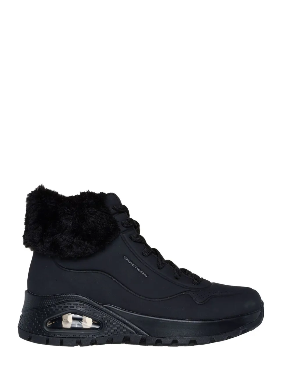 Skechers Black Uno Rugged Fall Air Boots
