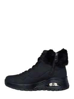 Skechers Black Uno Rugged Fall Air Boots