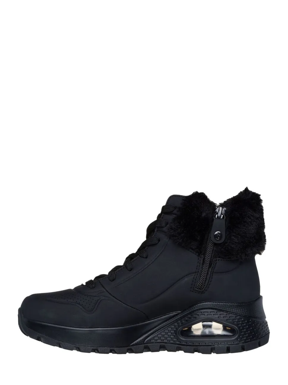 Skechers Black Uno Rugged Fall Air Boots