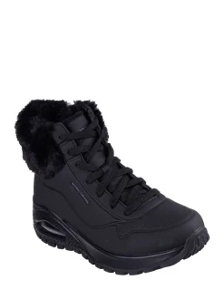 Skechers Black Uno Rugged Fall Air Boots