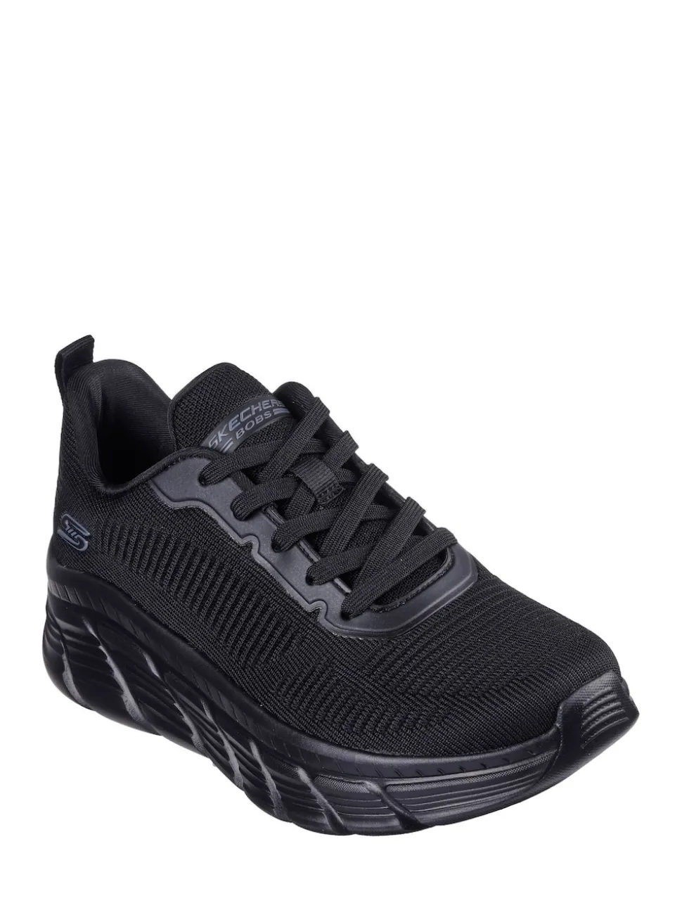 Skechers Black Womens Bobs B Flex Hi Flying Trainers
