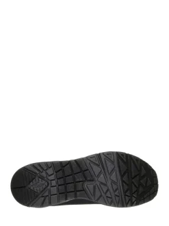 Skechers Black Womens Uno Wide Fit Trainers