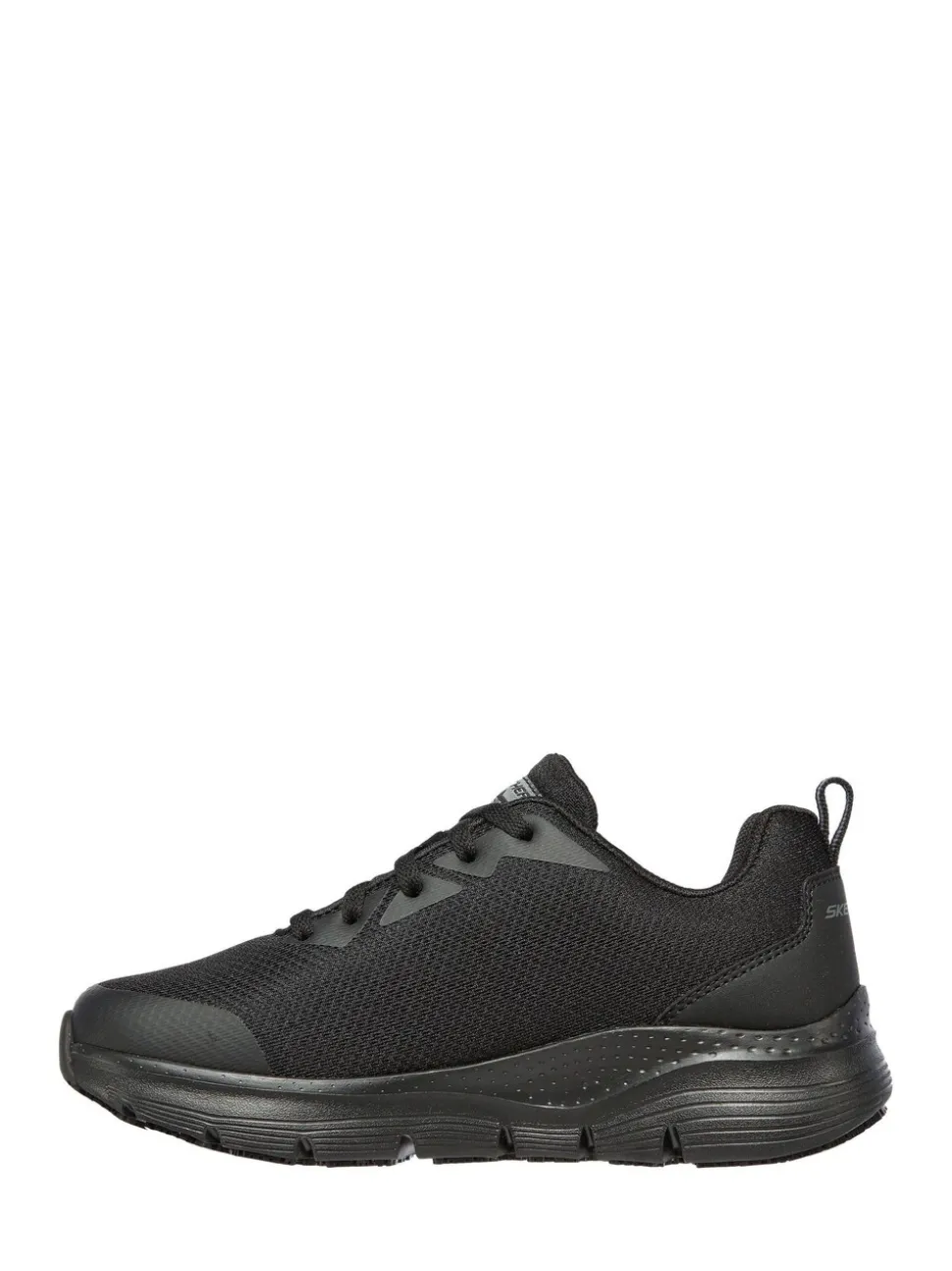 Skechers Black Womens Work Arch Fit Slip Resistant Trainers