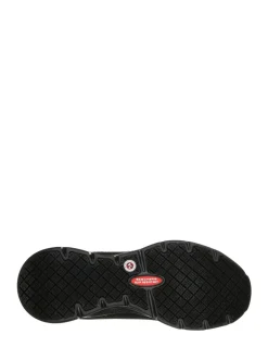 Skechers Black Womens Work Arch Fit Slip Resistant Trainers