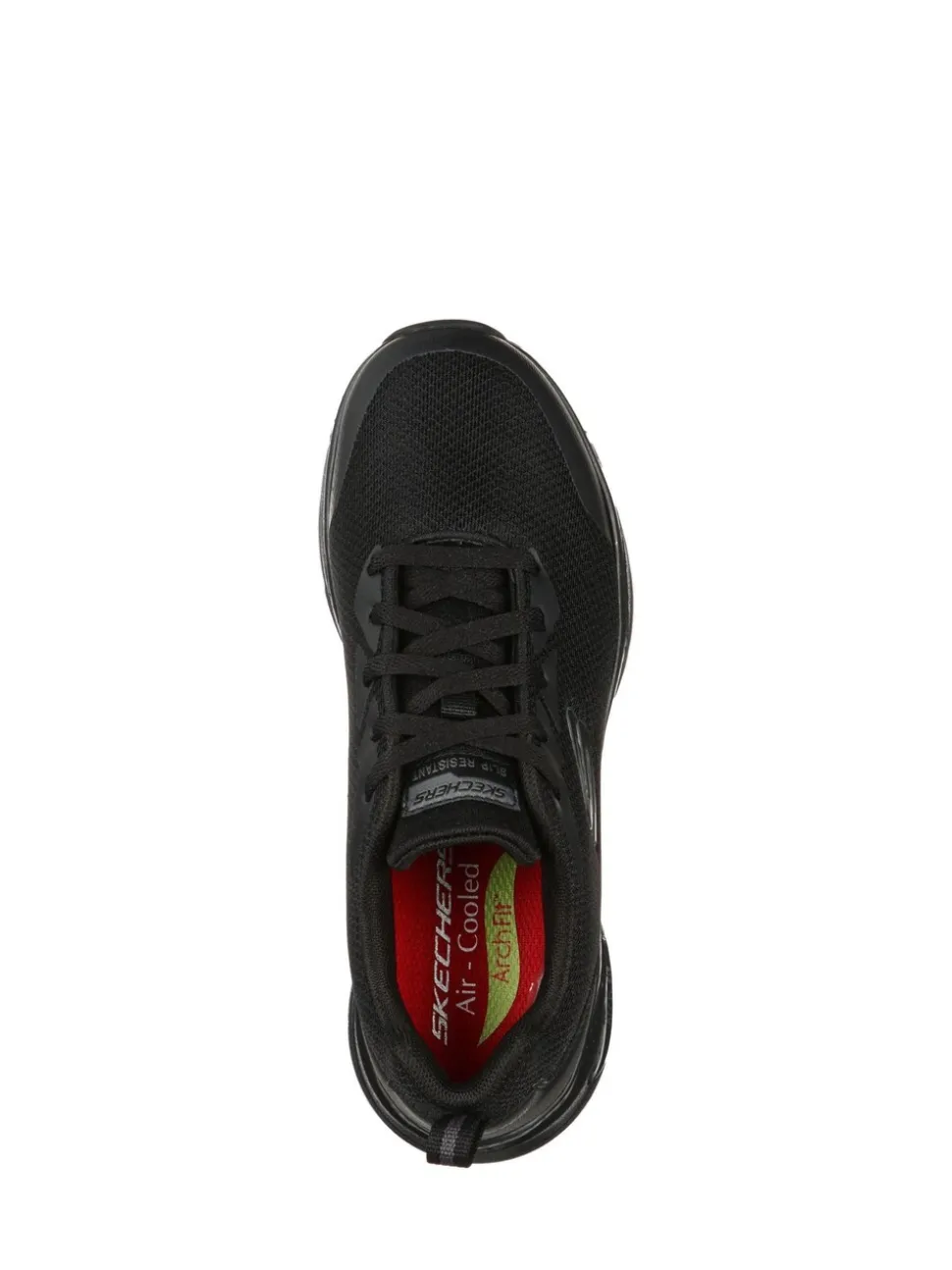 Skechers Black Womens Work Arch Fit Slip Resistant Trainers