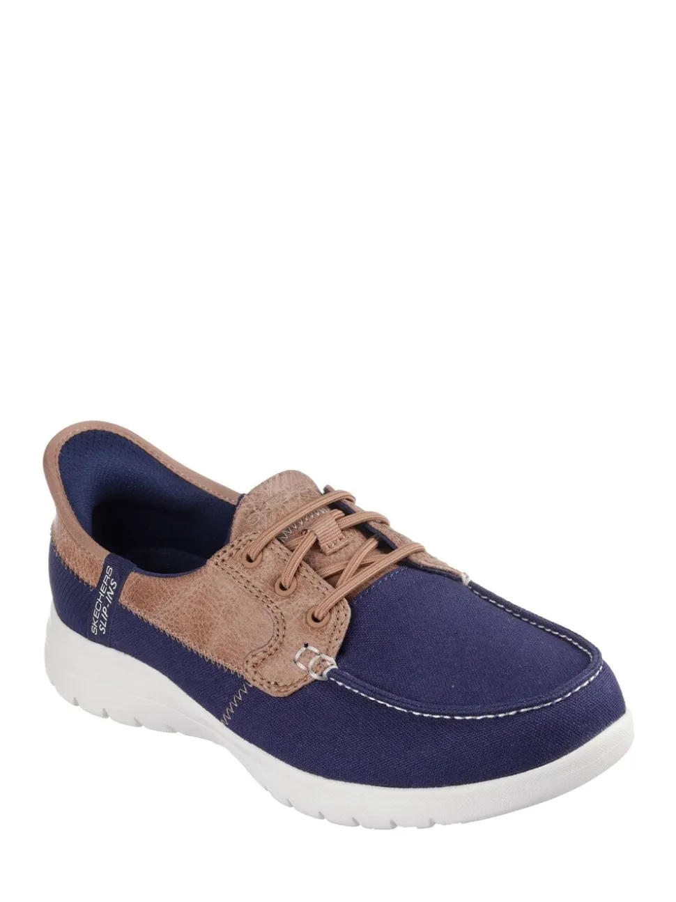 Skechers Blue Wide Fit On the GO Flex Palmilla Boat Shoes