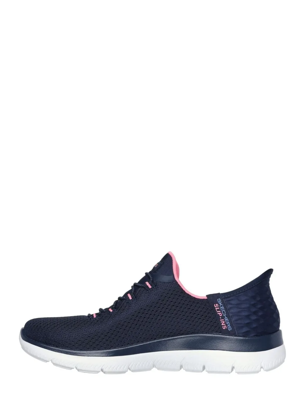 Skechers Blue Womens Slip In Summits Dazzling Haze Trainers