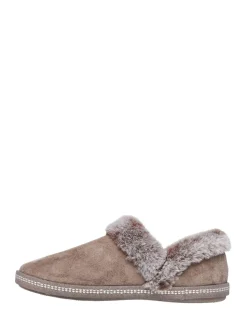 Skechers Brown Cosy Campfire Fresh Toast Womens Slippers