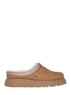 Skechers Brown Keepsakes Lite Cozy Fest Slippers