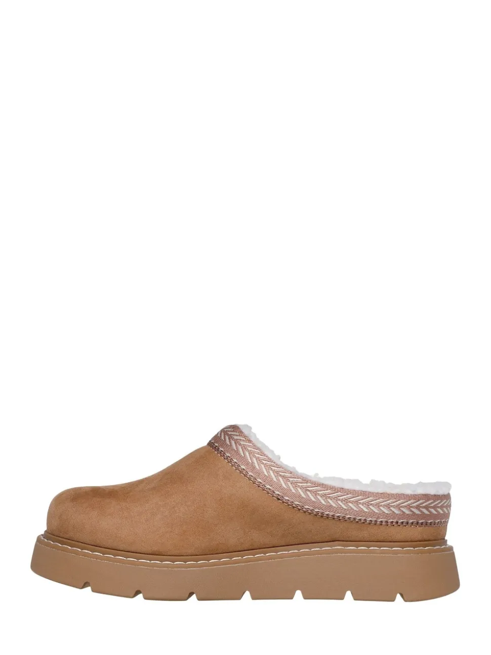 Skechers Brown Keepsakes Lite Cozy Fest Slippers
