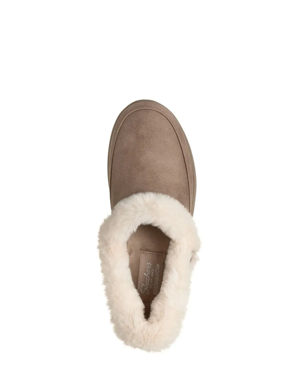 Skechers Brown Suede Slip Ins Cozy Escape Slippers