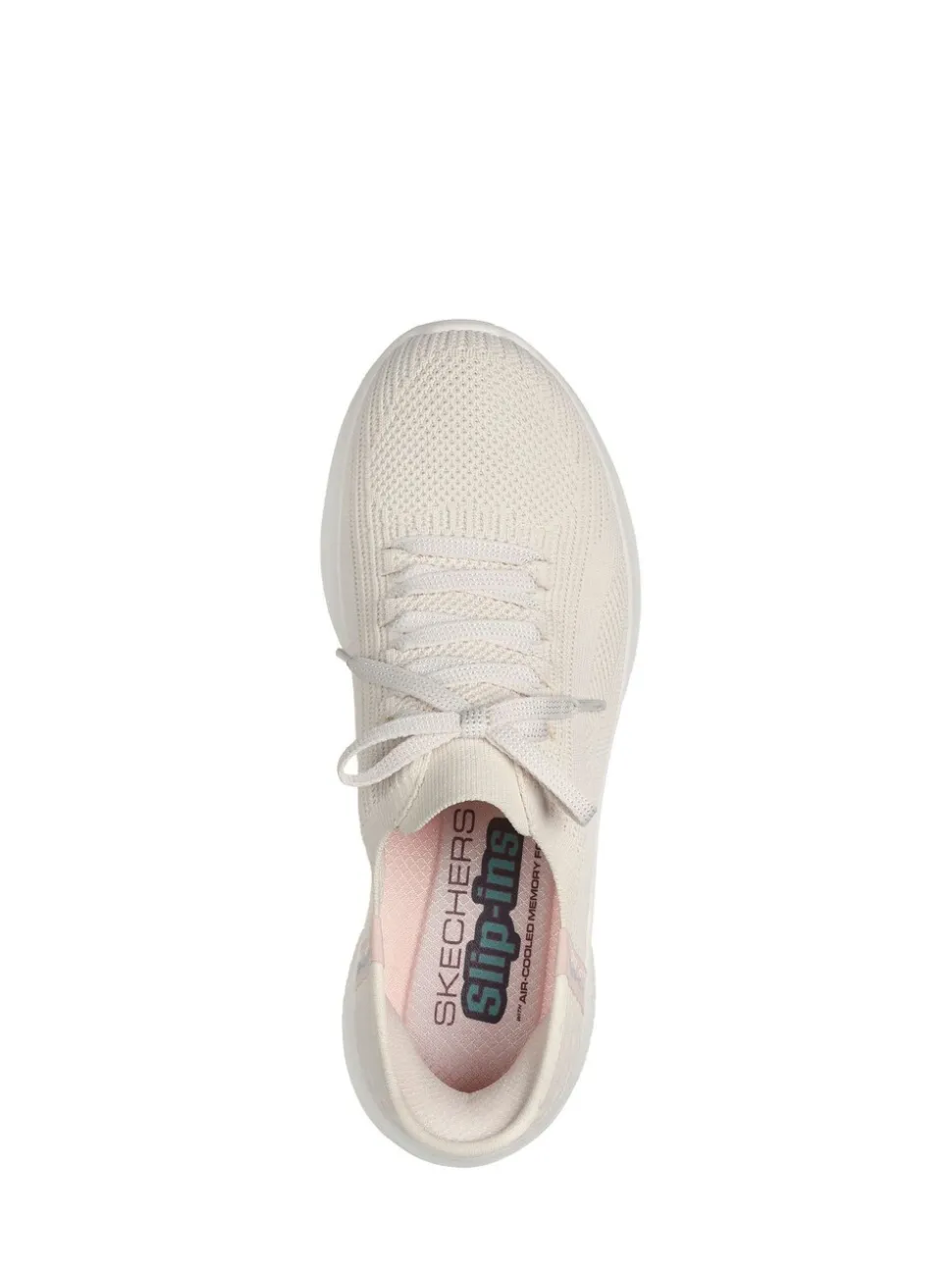 Skechers Natural White Slip-ins: Ultra Flex 3.0 Brilliant Trainers
