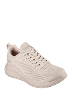 Skechers Natural Womens Bobs Squad Chaos Face Off Trainers