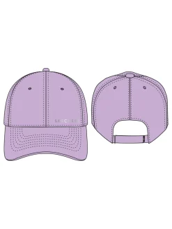 Skechers Purple Skech Shine Foil Baseball Hat