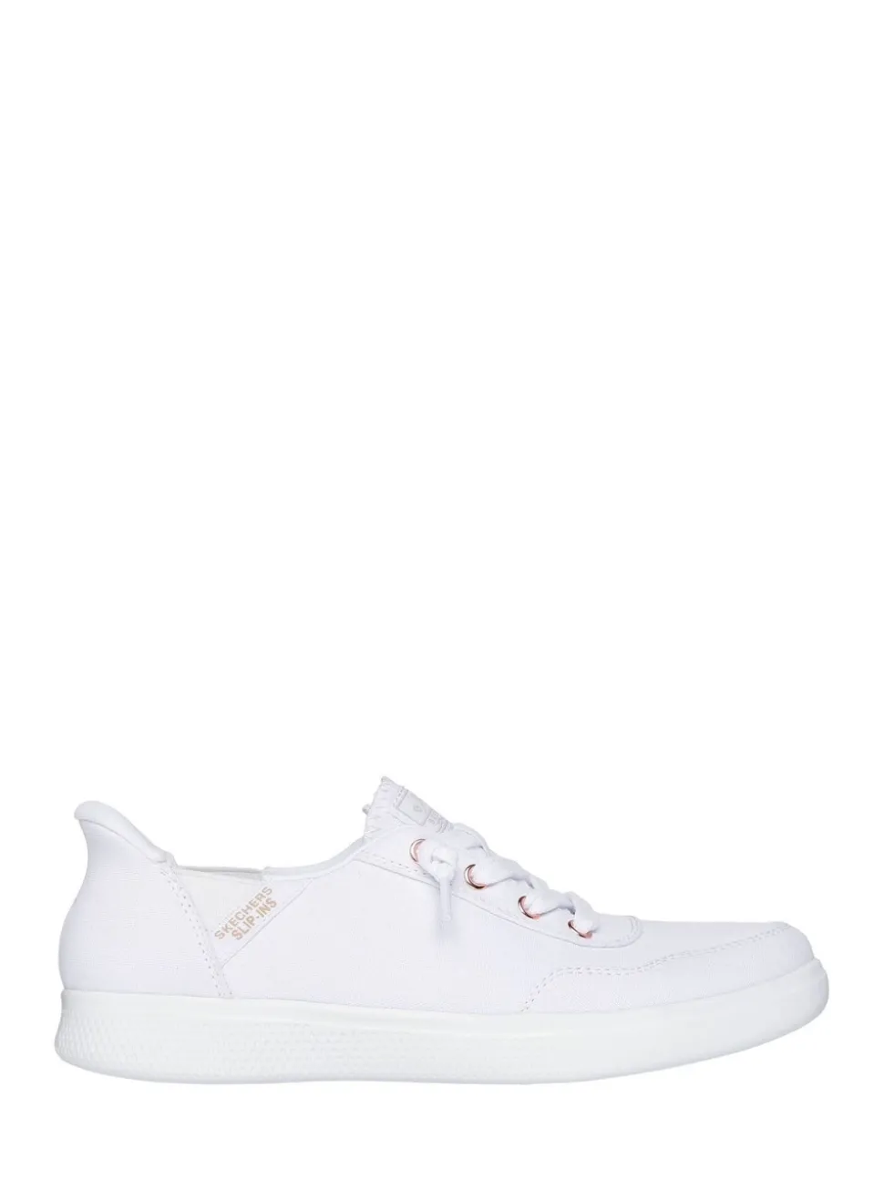 Skechers White Skip Cute B Sweet Trainers