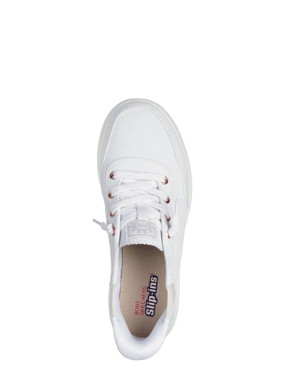 Skechers White Skip Cute B Sweet Trainers