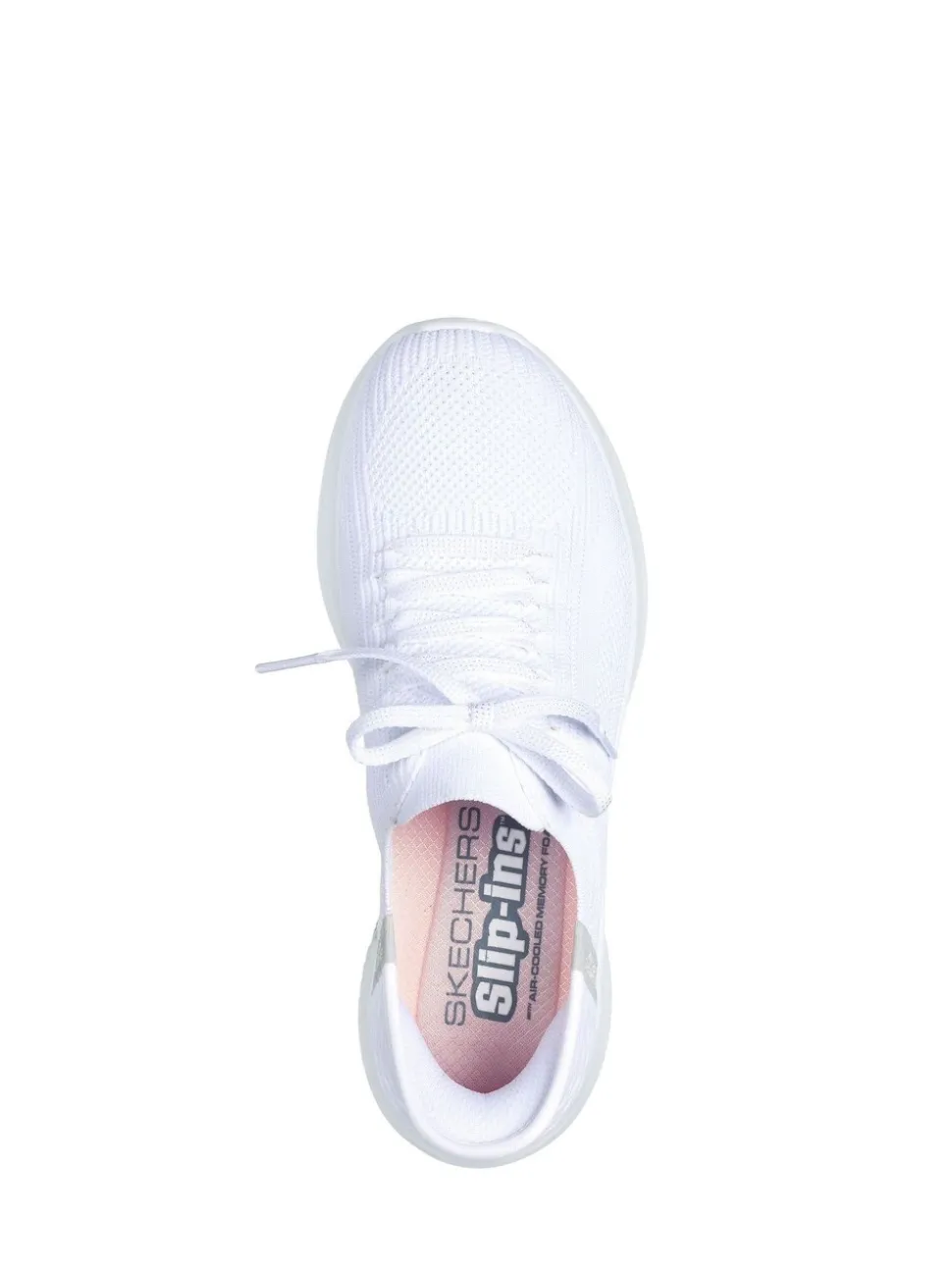 Skechers White Slip-ins: Ultra Flex 3.0 Brilliant Trainers