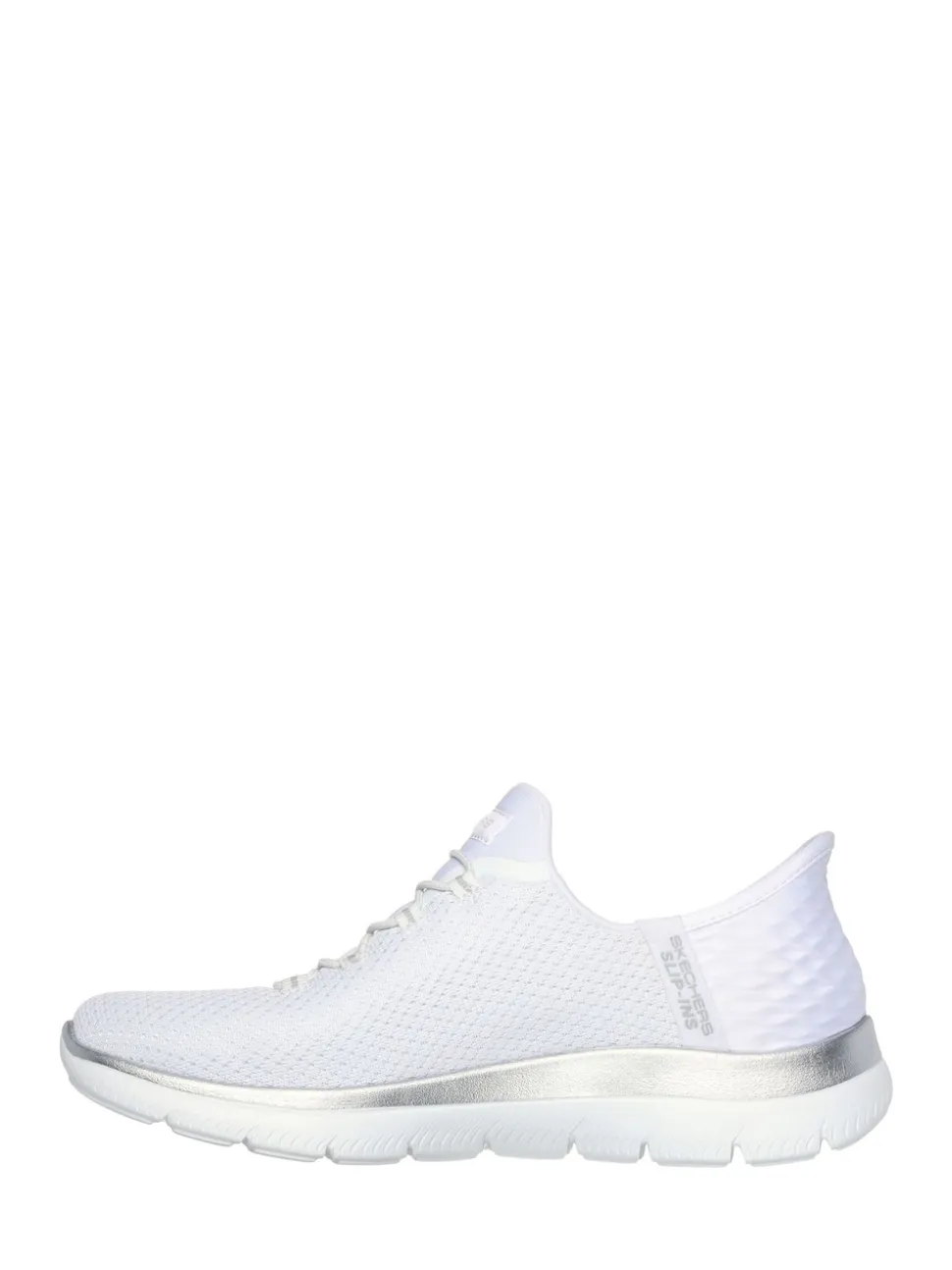 Skechers White Womens Slip In Summits Dazzling Haze Trainers