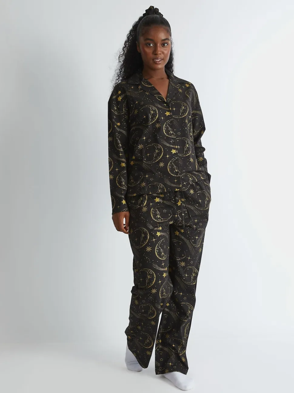 Skinnydip Black Celestial Pyjama Set