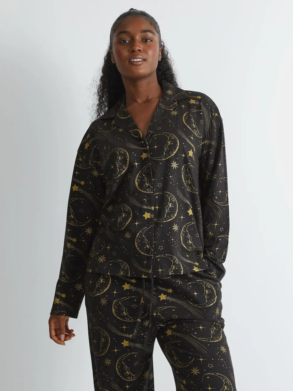 Skinnydip Black Celestial Pyjama Set