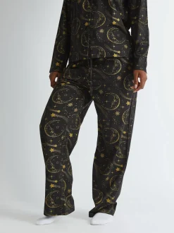 Skinnydip Black Celestial Pyjama Set