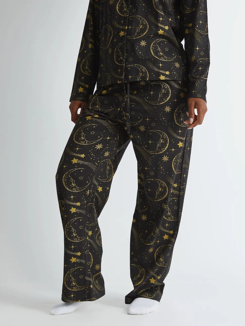 Skinnydip Black Celestial Pyjama Set