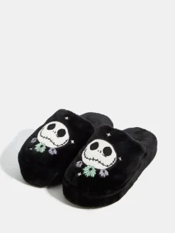 Skinnydip Black Disney Nightmare Before Christmas Slippers