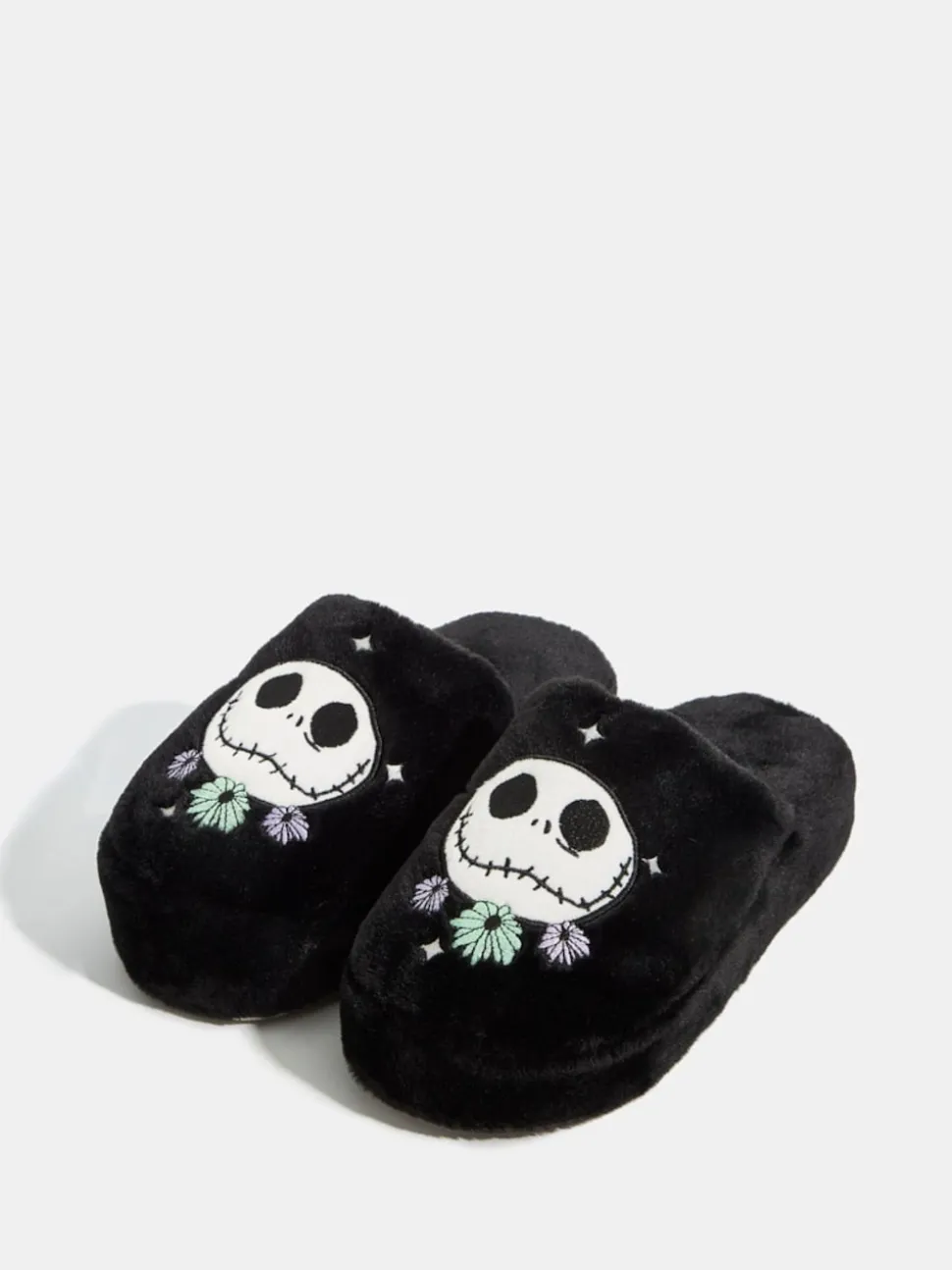 Skinnydip Black Disney Nightmare Before Christmas Slippers