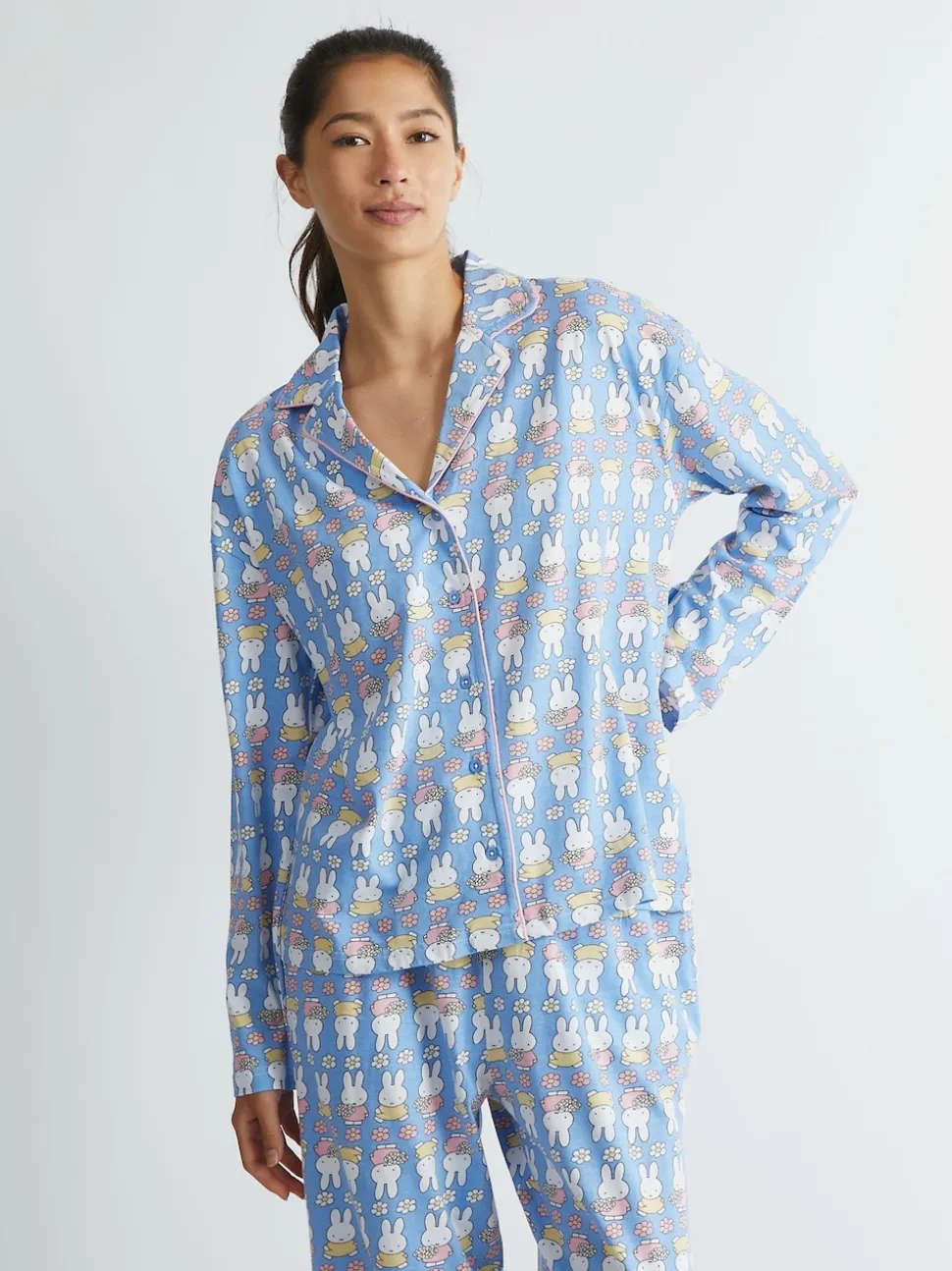 Skinnydip Blue Miffy x Skinnydip Flower Pyjama Set