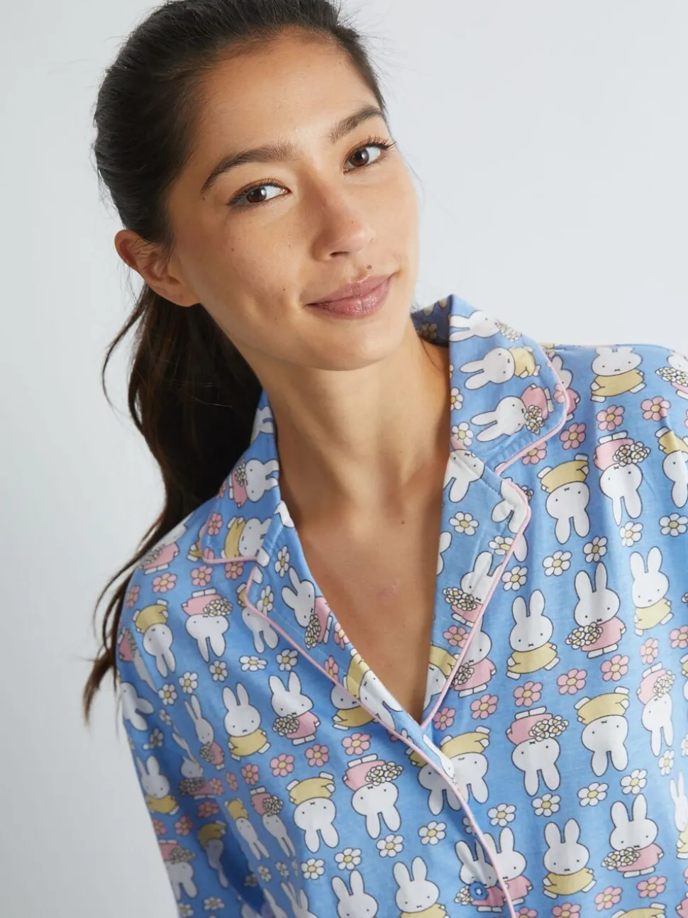 Skinnydip Blue Miffy x Skinnydip Flower Pyjama Set