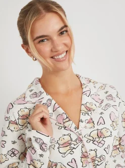 Skinnydip Cream Disney Winnie The Pooh Love Pyjamas Set