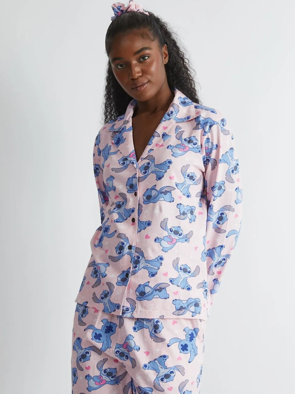 Skinnydip Pink Disney Stitch Pyjamas Set in Pink