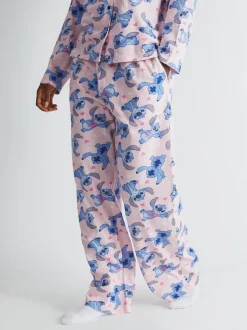 Skinnydip Pink Disney Stitch Pyjamas Set in Pink
