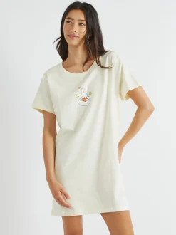 Skinnydip Pink Miffy x Skinnydip Cloud Night Dress in Ecru