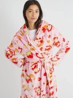 Skinnydip Pink Strawberry Shortcake x Skinnydip Pink Dressing Robe