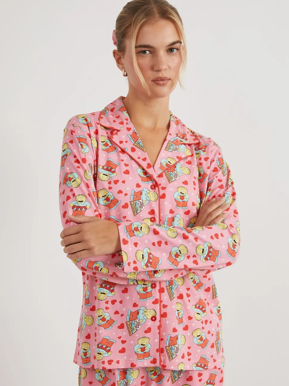 Skinnydip Pink The Simpsons x Ralph I Choose You Pyjamas Set