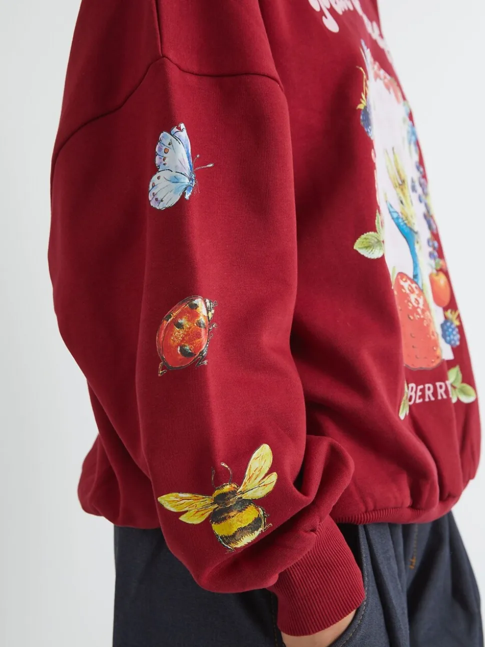 Skinnydip Red Peter Rabbit x Skinnydip Berry Cute Sweatshirt