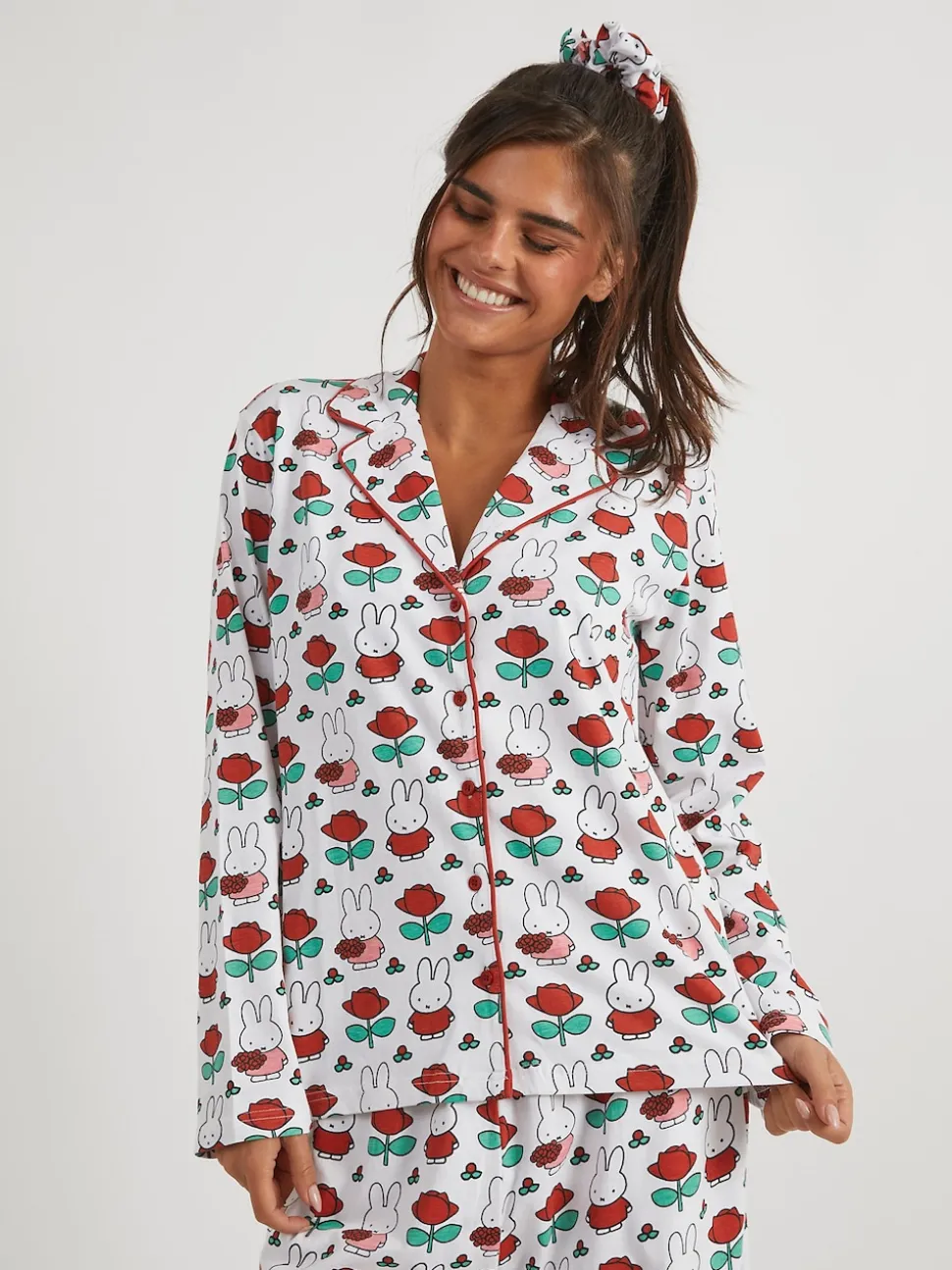 Skinnydip White Miffy Rose Pyjamas Set
