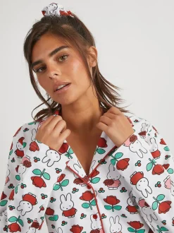 Skinnydip White Miffy Rose Pyjamas Set