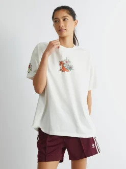 Skinnydip White No Thoughts Just Vibes Sweatshirt