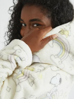 Skinnydip White Peanuts x Skinnydip Snoopy Rainbow Print Dressing Robe