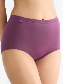 Sloggi Purple Basic+ Maxi Briefs 3 Pack